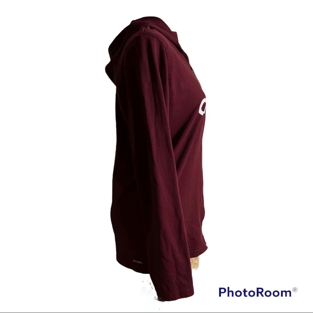 Full zip Climalite medium weight hooded sweatshirt SZ L - Picture 3 of 6